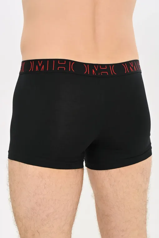 Трусы Hom 402524 t035 black/black print/red