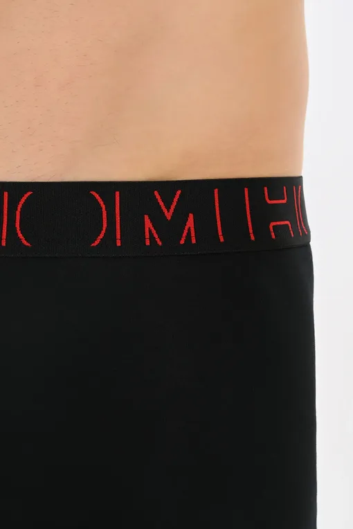 Трусы Hom 402524 t035 black/black print/red