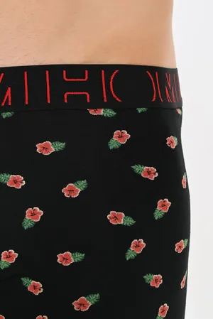 Hom 402524 t035 black/black print/red