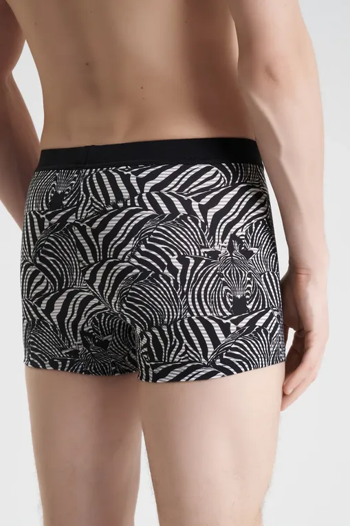 Трусы Hom 402544 pk07 black/white