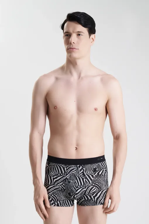 Трусы Hom 402544 pk07 black/white