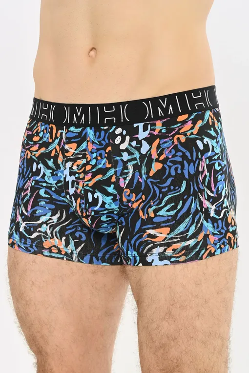 Трусы Hom 402662 d042 black/black print