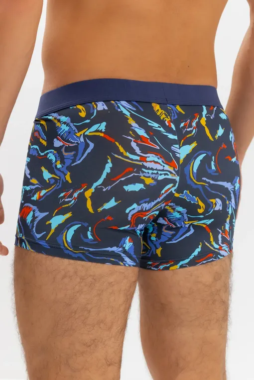 Трусы Hom 402854 p0ra navy print