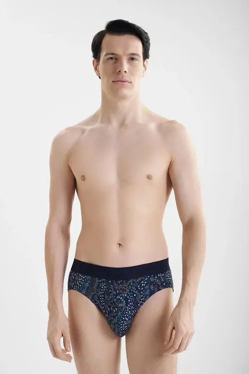 Трусы Hom 403076 p0ra navy print