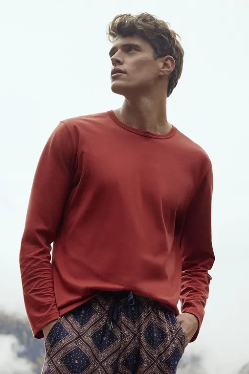 Лонгсливы Calida 15786 237 ochre red