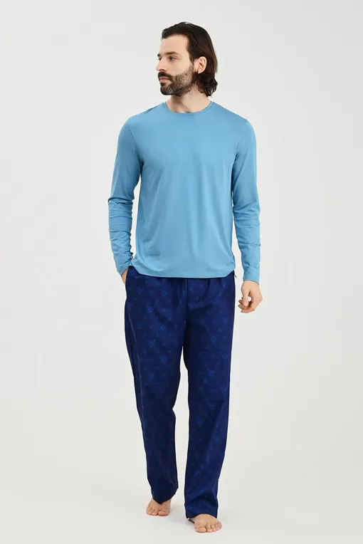 Лонгсливы Derek Rose 3083-BASE 014BLU