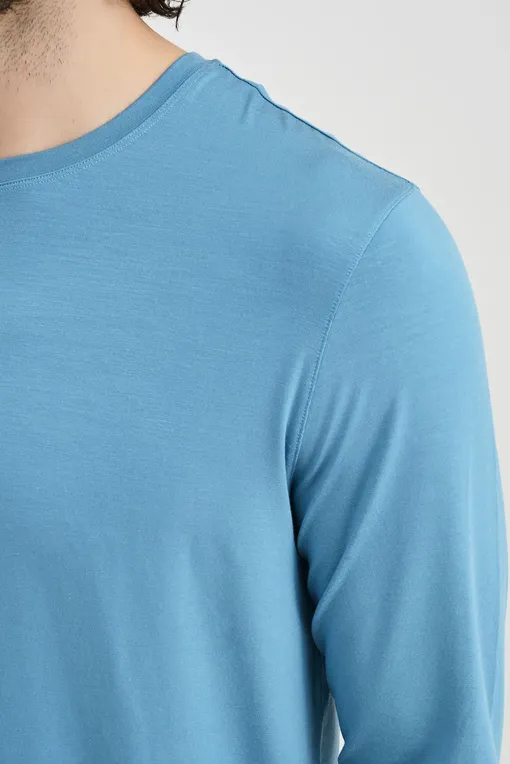 Лонгсливы Derek Rose 3083-BASE 014BLU