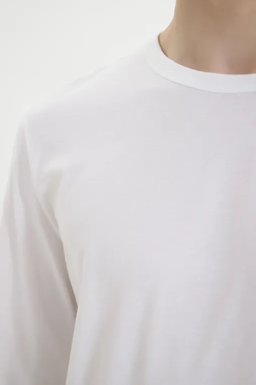 Лонгсливы Derek Rose 3184-BARN 002WHI