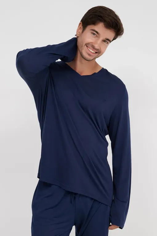 Лонгсливы Hom 402673 00ra navy