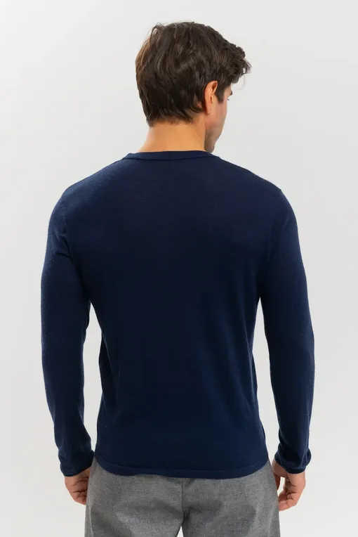 Лонгсливы Mc2 Saint Barth SCOTTLONG BLEND WS 61 BLUE NAVY