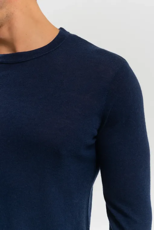 Лонгсливы Mc2 Saint Barth SCOTTLONG BLEND WS 61 BLUE NAVY