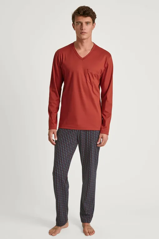 Пижамы Calida 46287 237 ochre red