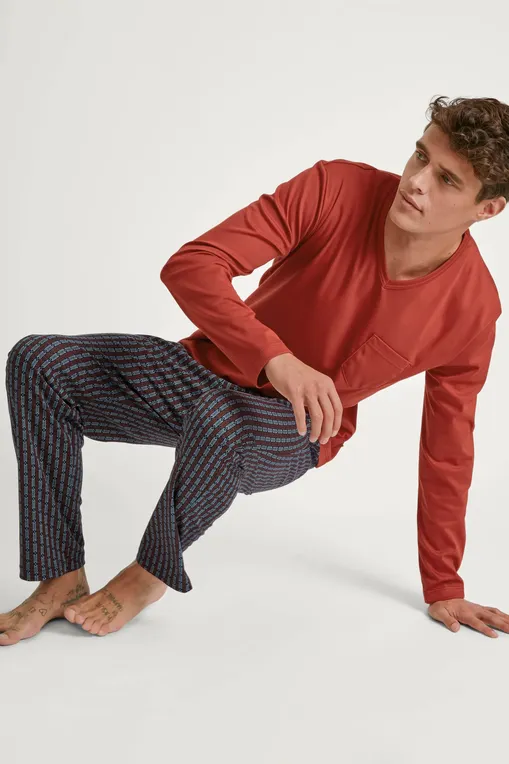 Пижамы Calida 46287 237 ochre red