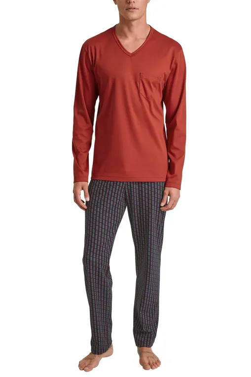 Пижамы Calida 46287 237 ochre red
