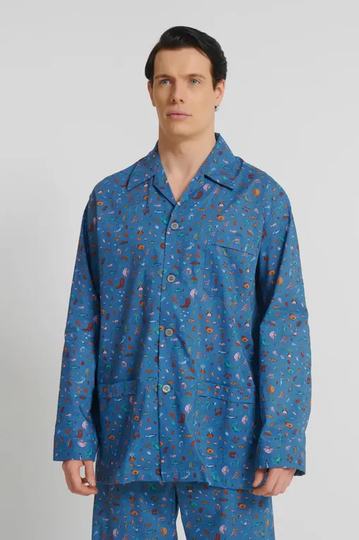 Пижамы Derek Rose 5000-LEDB 082blu