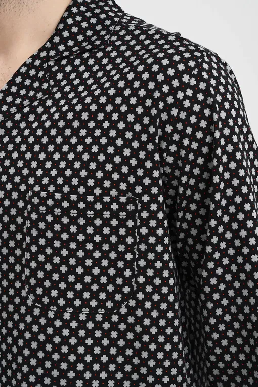 Пижамы Hom 402413 i004 black print