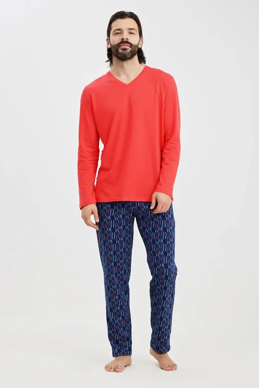 Пижамы Hom 402418 i0bi blue print