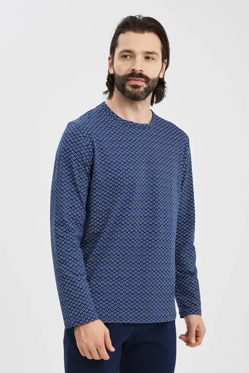 Пижамы Hom 402442 i0ra navy print