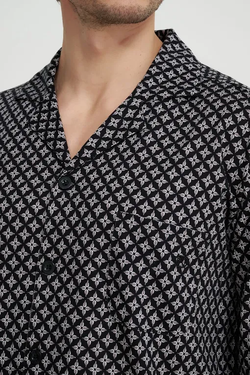 Пижамы Hom 402604 i004 black print