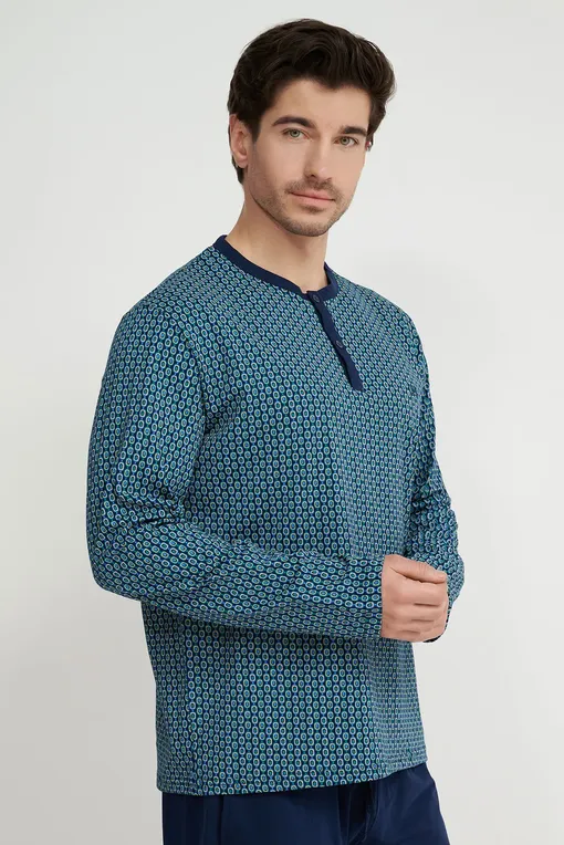 Пижамы Hom 402606 i0bi blue print