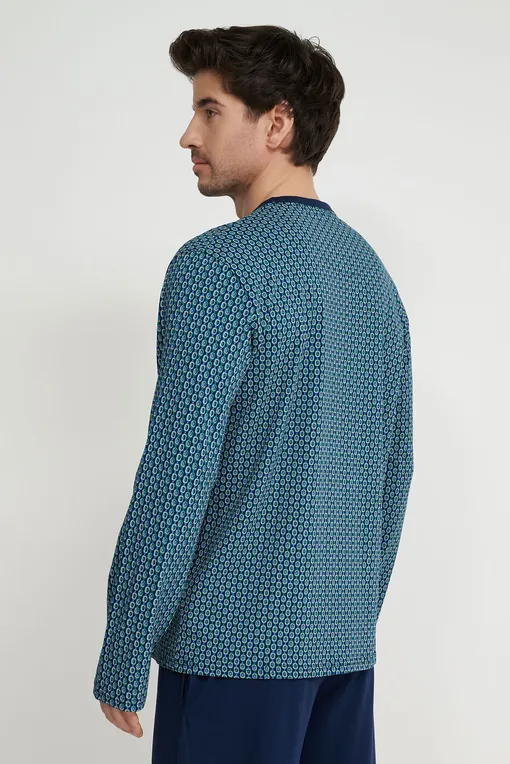 Пижамы Hom 402606 i0bi blue print