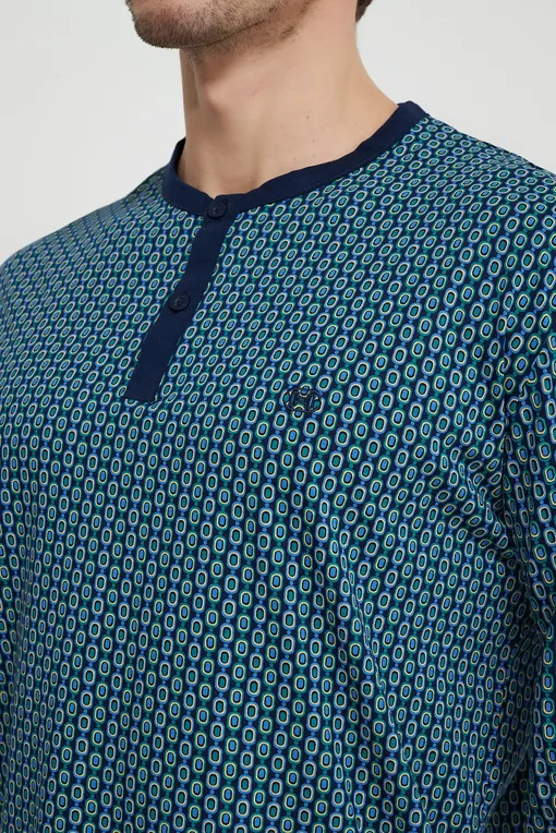 Пижамы Hom 402606 i0bi blue print