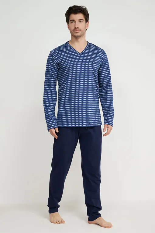 Пижамы Hom 402612 0054 jeans blue