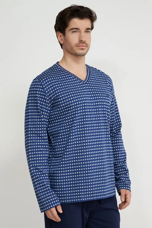 Пижамы Hom 402612 0054 jeans blue