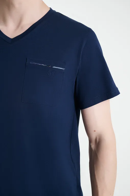 Пижамы Hom 402832 p0ra navy print