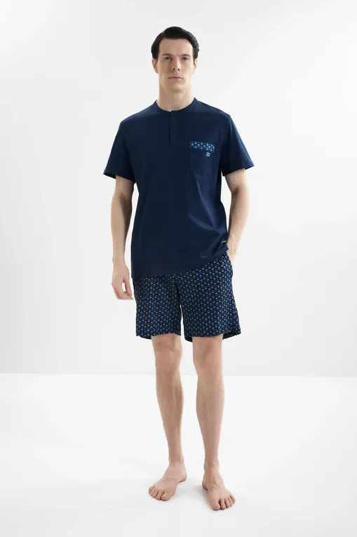 Пижамы Hom 403055 p0ra navy print