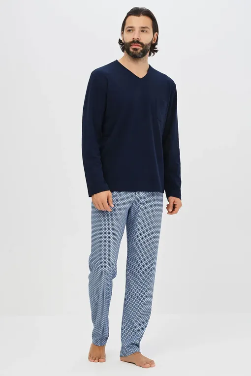 Пижамы Mey 11381 668 yacht blue