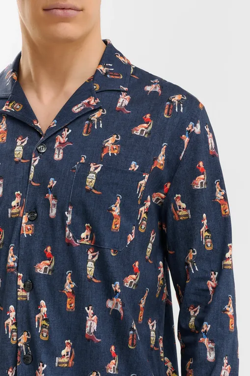 Пижамы Mey 2240070 28 galactic blue