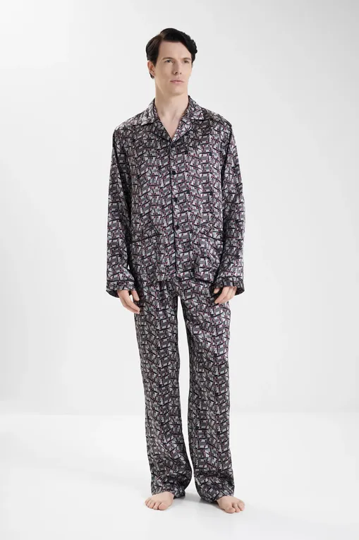 Пижамы Oryades 010925 black/grey