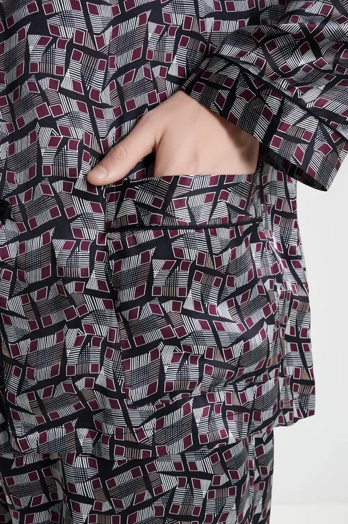 Пижамы Oryades 010925 black/grey