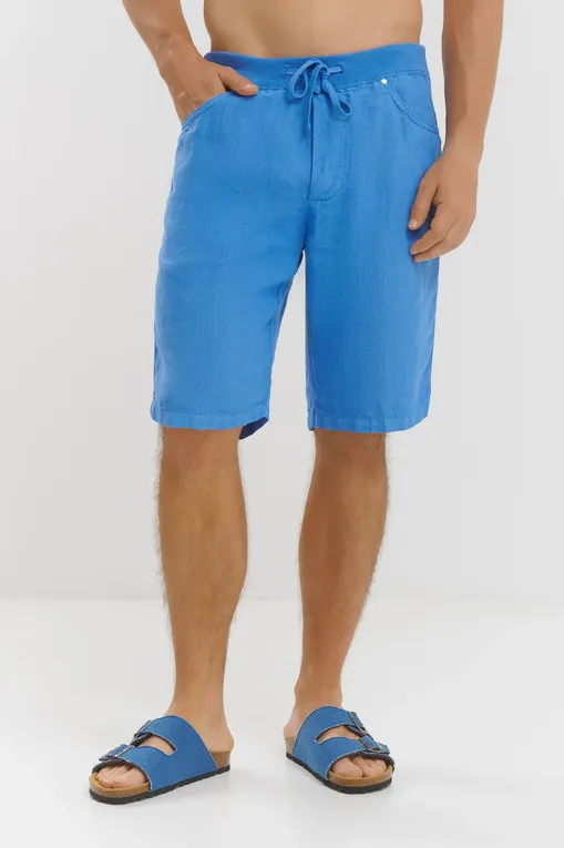 Повседневные шорты 120% Lino 32ALIM2120-0000253-0-00 000200 INDIGO