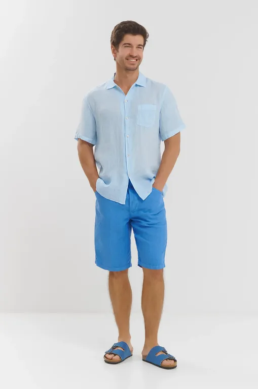 Повседневные шорты 120% Lino 32ALIM2120-0000253-0-00 000200 INDIGO