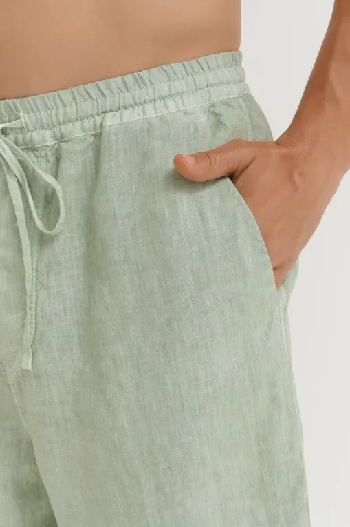 Повседневные шорты 120% Lino 32ALIM29CM-0000253-S-00 S00030 PISTACHE SOFT FADE