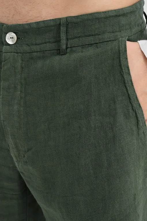 Шорты LaFabbricaDelLino ES601 330 Bosco