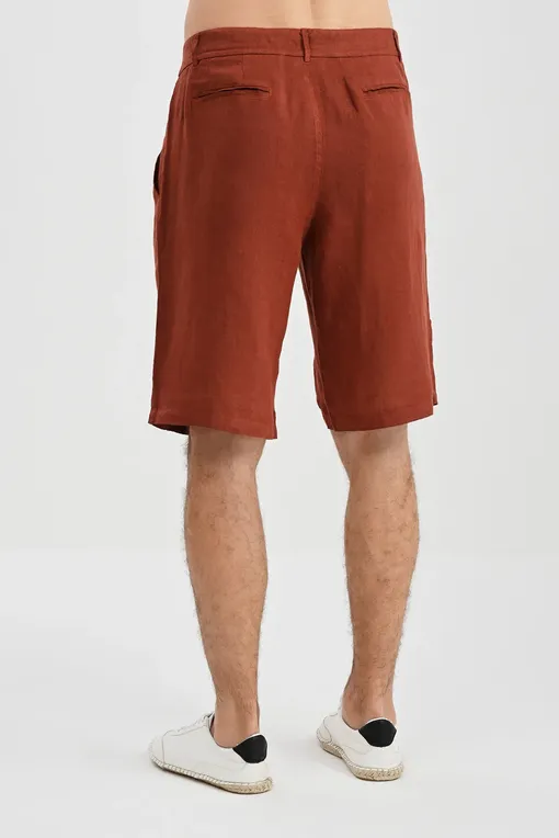 Шорты LaFabbricaDelLino ES601 324 Cocco