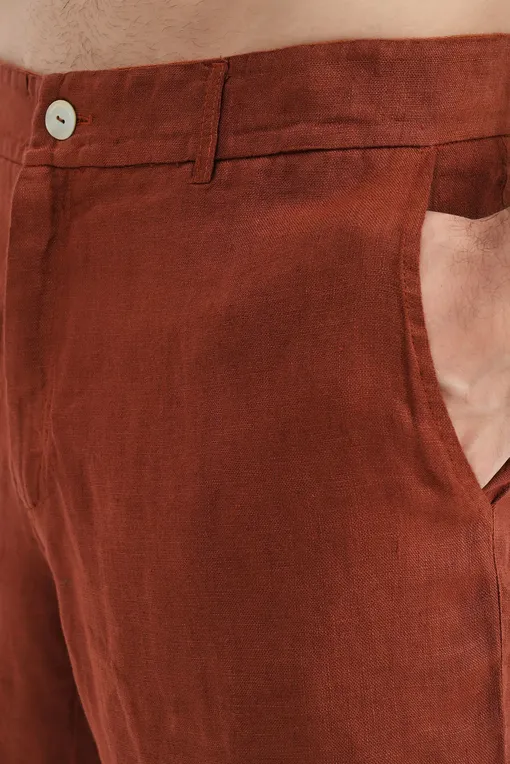 Шорты LaFabbricaDelLino ES601 324 Cocco