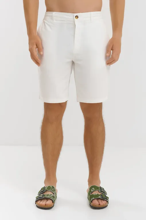 Повседневные шорты Mc2 Saint Barth ISCHIA COTTON 01H CHALK