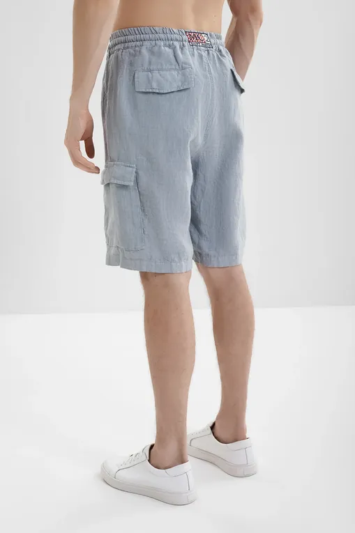 Шорты Mc2 Saint Barth MARSEILLE LINEN 15 GREY