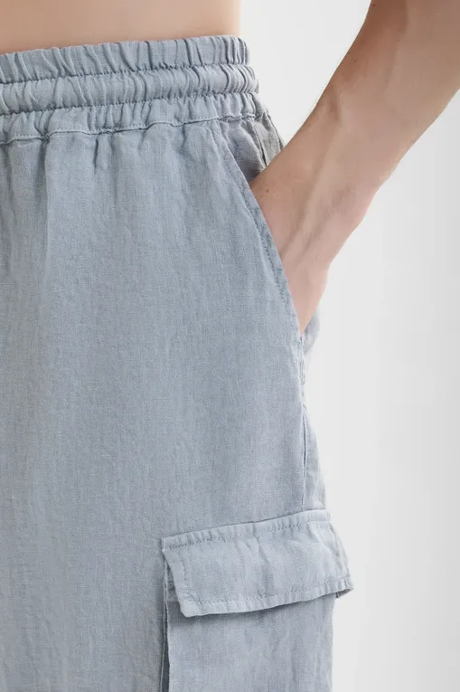 Шорты Mc2 Saint Barth MARSEILLE LINEN 15 GREY