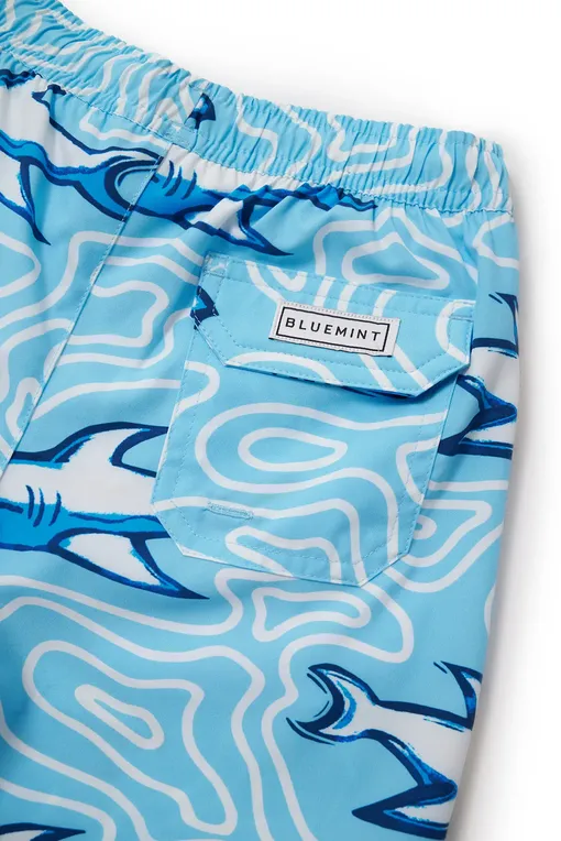 Мальчикам BLUEMINT ARTHUS BOY STRETCH 1061 SKY SHARK MAZE