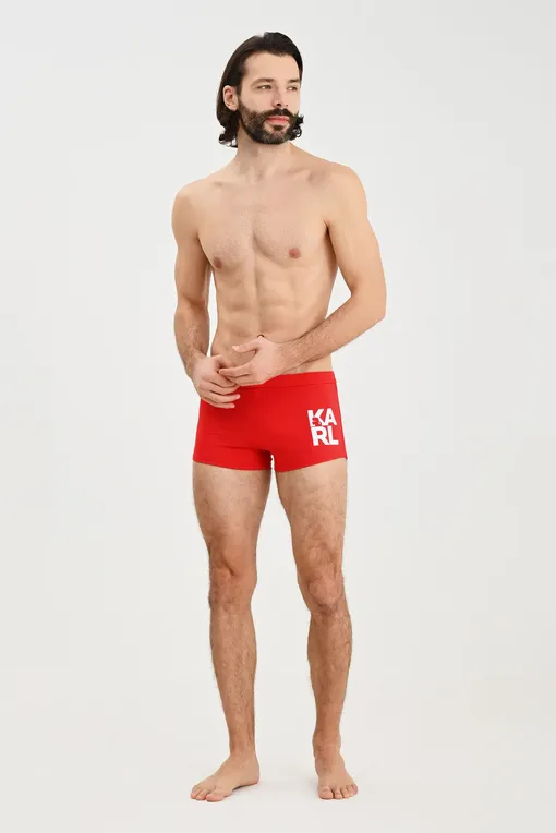 Плавки KARL LAGERFELD beachwear KL21MTR01 RED