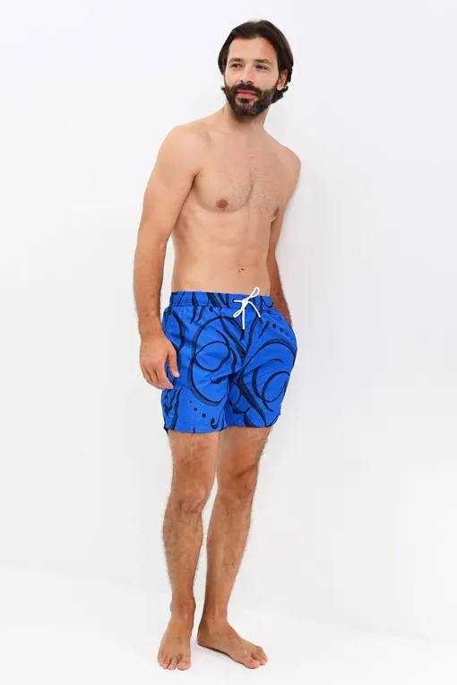 Пляжные шорты Bikkembergs BKK1MBM16 Blue