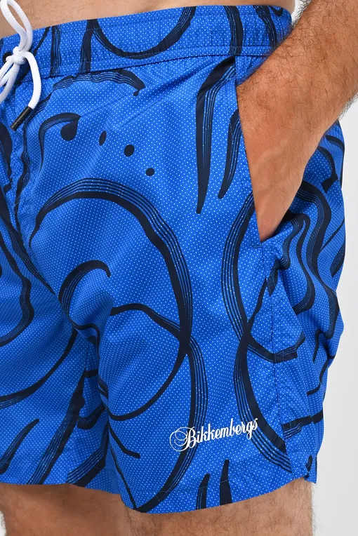 Пляжные шорты Bikkembergs BKK1MBM16 Blue