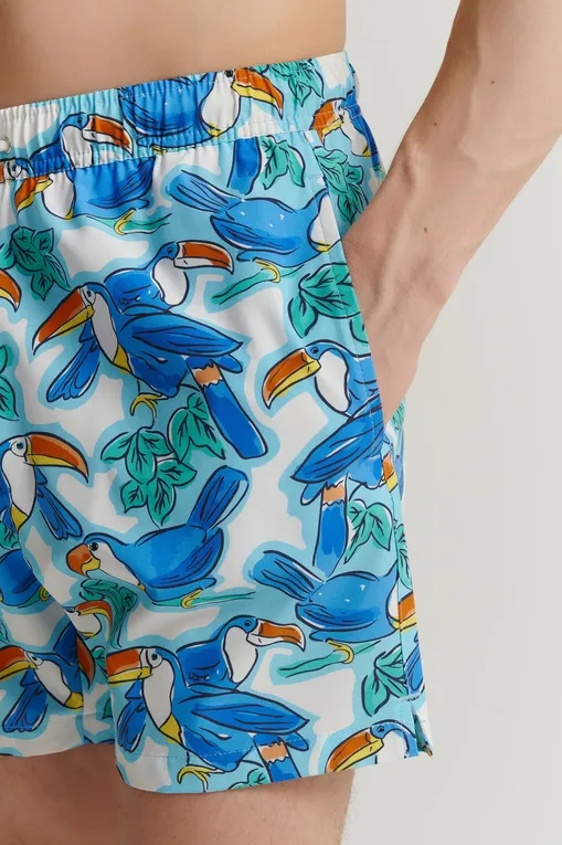 Пляжные шорты BLUEMINT ARTHUS STRETCH 1154 HAPPY TOUCAN