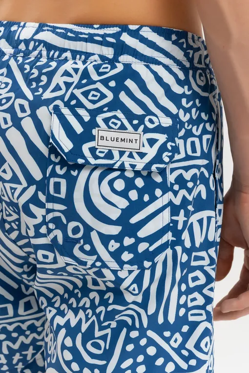 Пляжные шорты BLUEMINT ARTHUS STRETCH 1057 NAVY TRIBAL