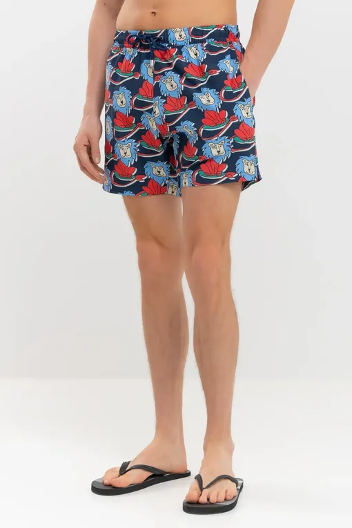 Пляжные шорты BLUEMINT ARTHUS STRETCH 769 NAVY LEO